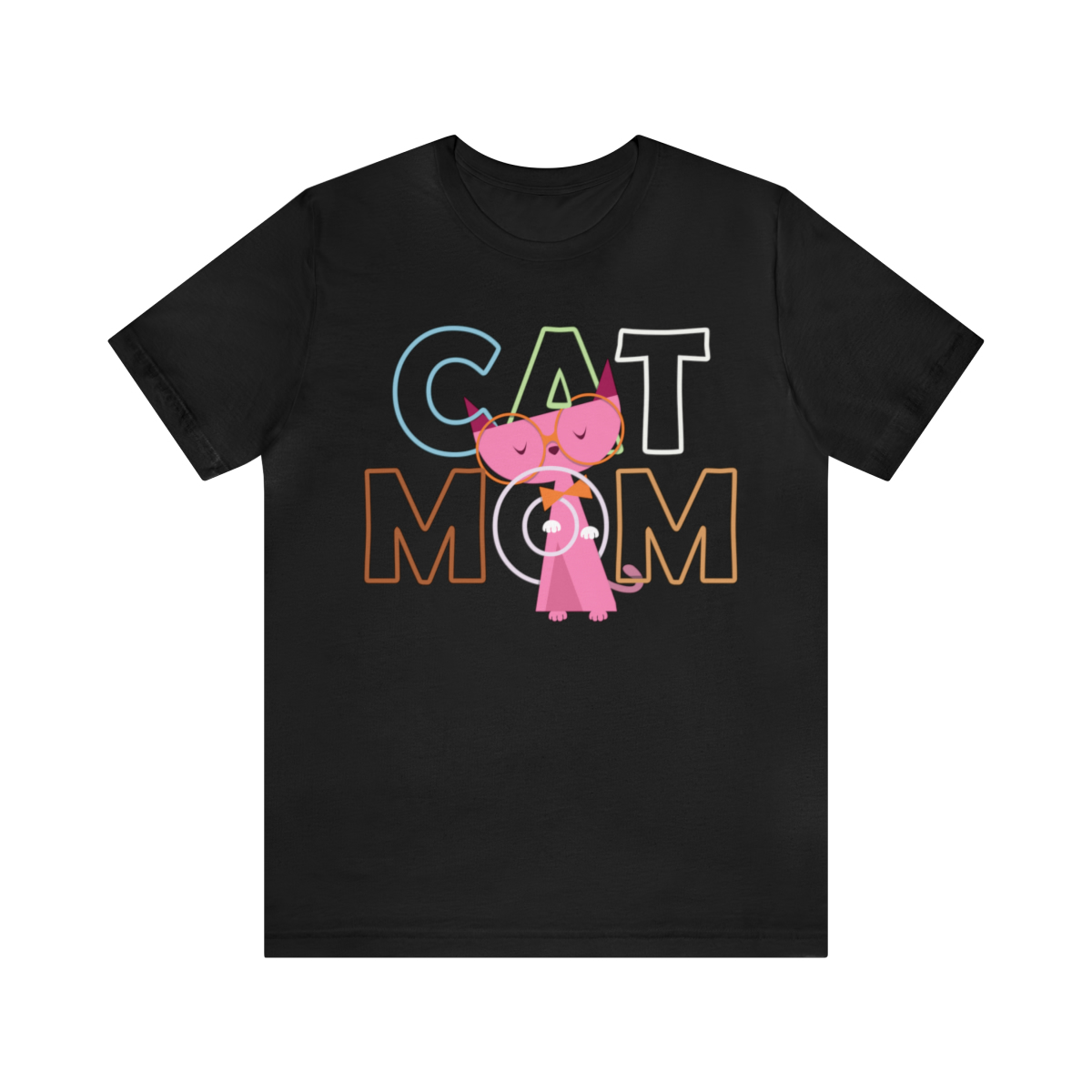 Sleek Cat Mom Shirt A Contemporary Ode to Feline Lovers