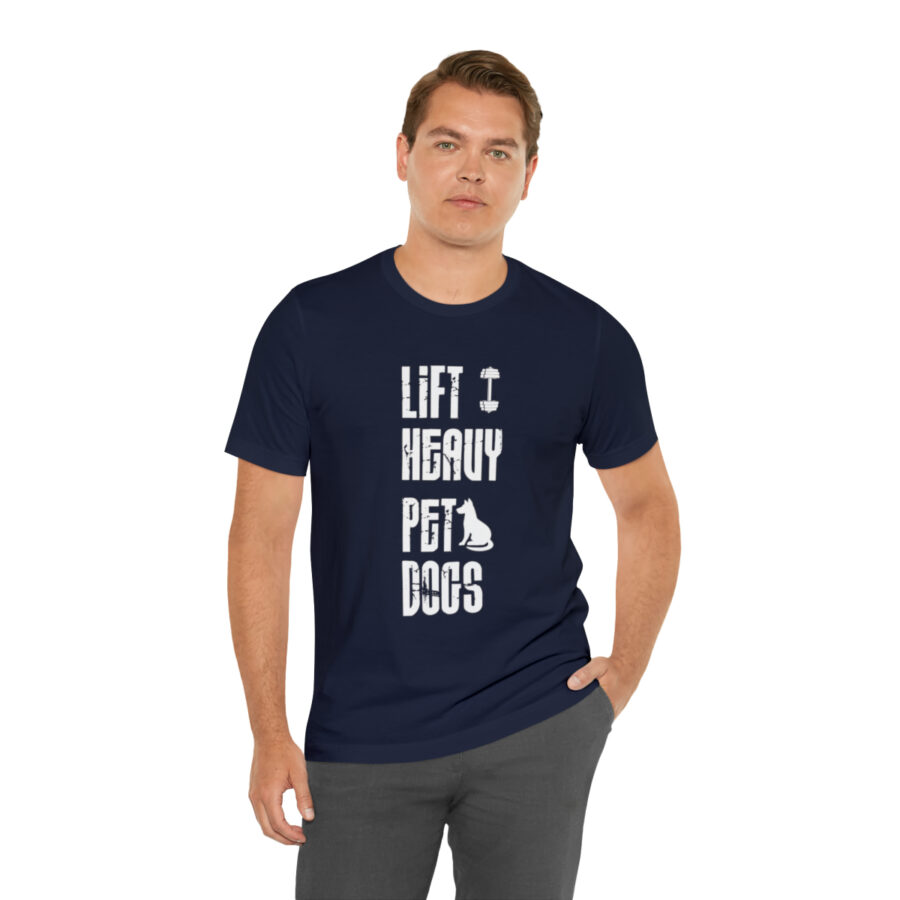 Lift Heavy Pet Dogs Shirt Strength in Gym Softness for Pup