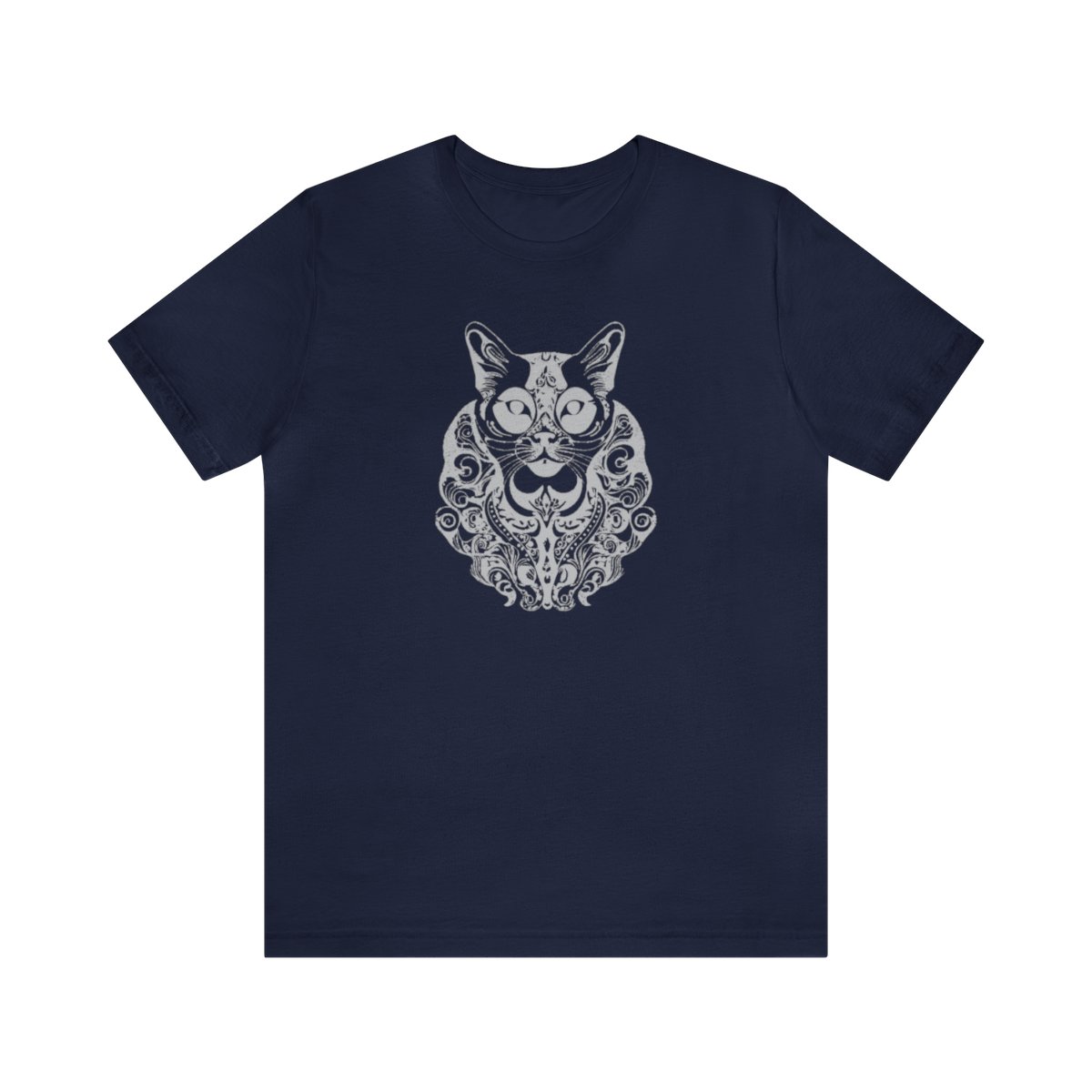 Ornate Siamese Cat Shirt Intricate Design Cat Lover Shirt