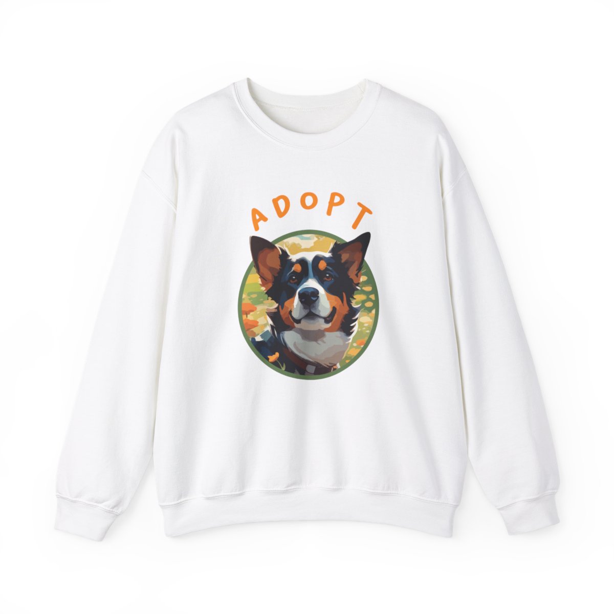 Heartwarming Adopt Dog Sweatshirt Support for Rescue Dogs