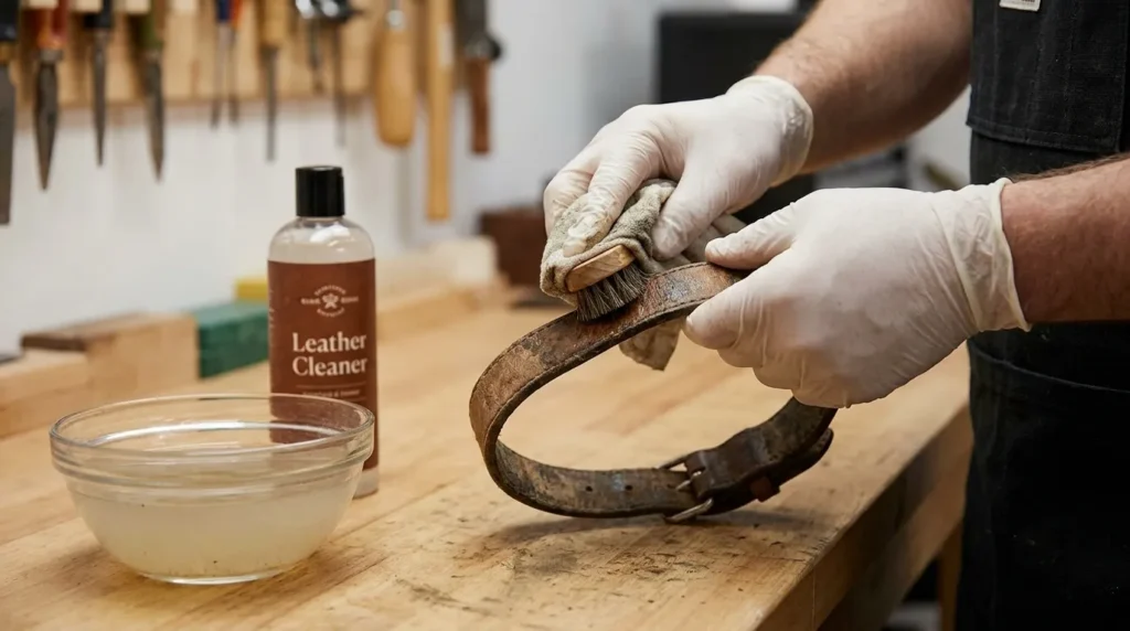 Cleaning, Dyeing, Sealing the Collar.