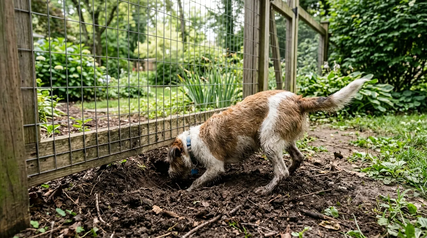 Dog from Digging Under Fence?