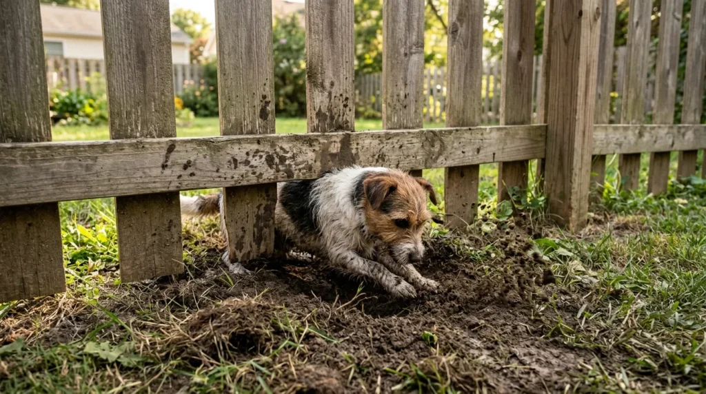Why Is Your Dog Digging under the Fence?
