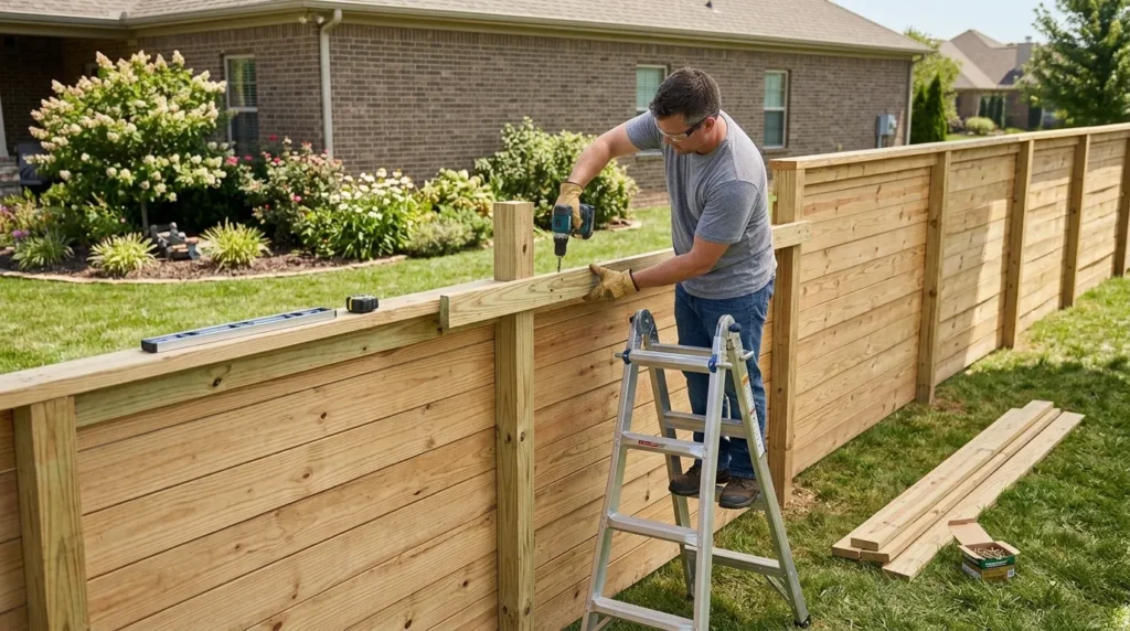 Install Top Railings