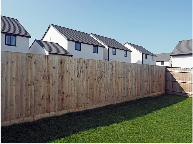 Dog ear clearance wooden fence