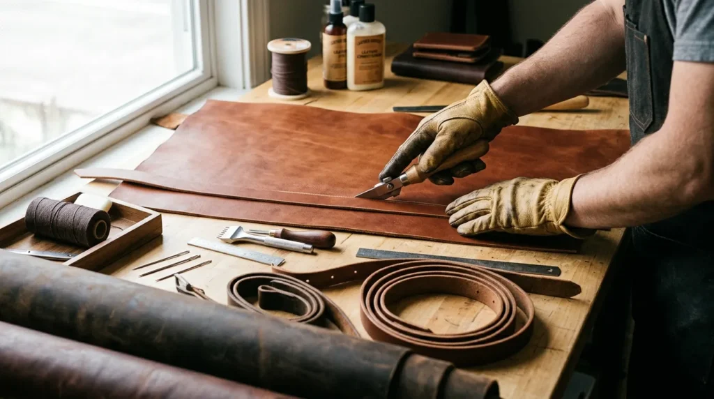 Cutting the Leather
