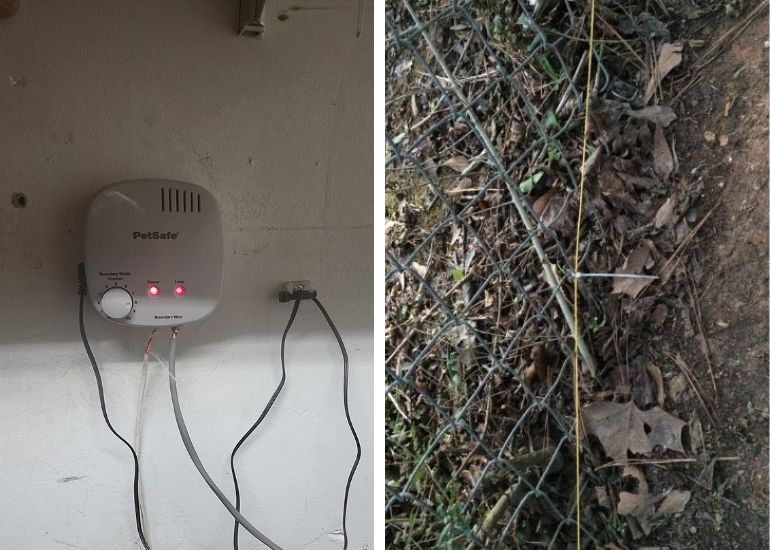 Underground dog fence outlet transmitter