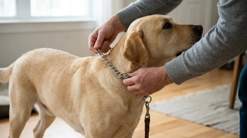 How to Put a Choke Collar on Your Dog Correctly?