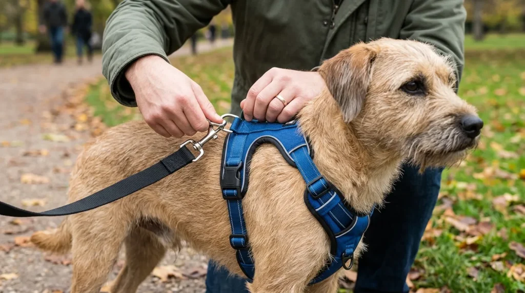 Attaching a Leash with a Harness
