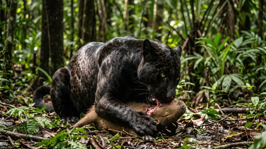 Black_Panther_eating_