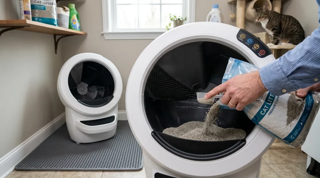 How Much Cat Litter To Use in a Litter-Robot