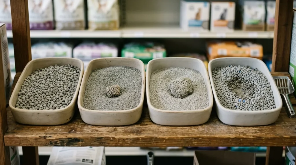 Different Kinds of Clay Cat Litter for Clumping and Non-Clumping