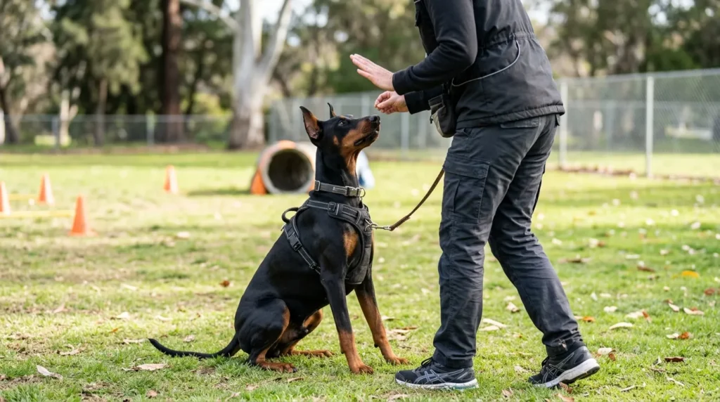 Doberman Pinscher Training