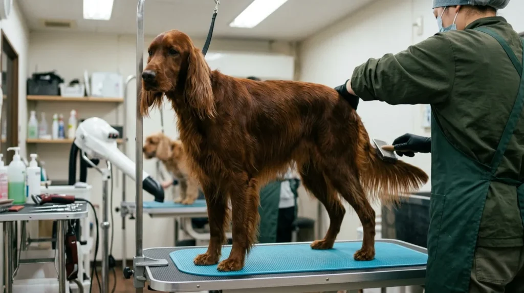 Irish Setter Dog Grooming