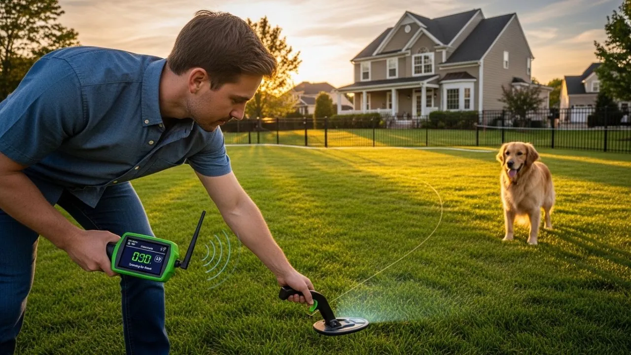 Scanning For a Break Using Radio Signals