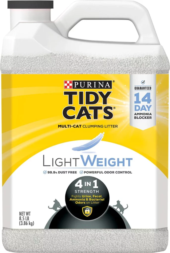 Tidy Cats Lightweight 4-in-1 Scented Clumping Clay Cat Litter