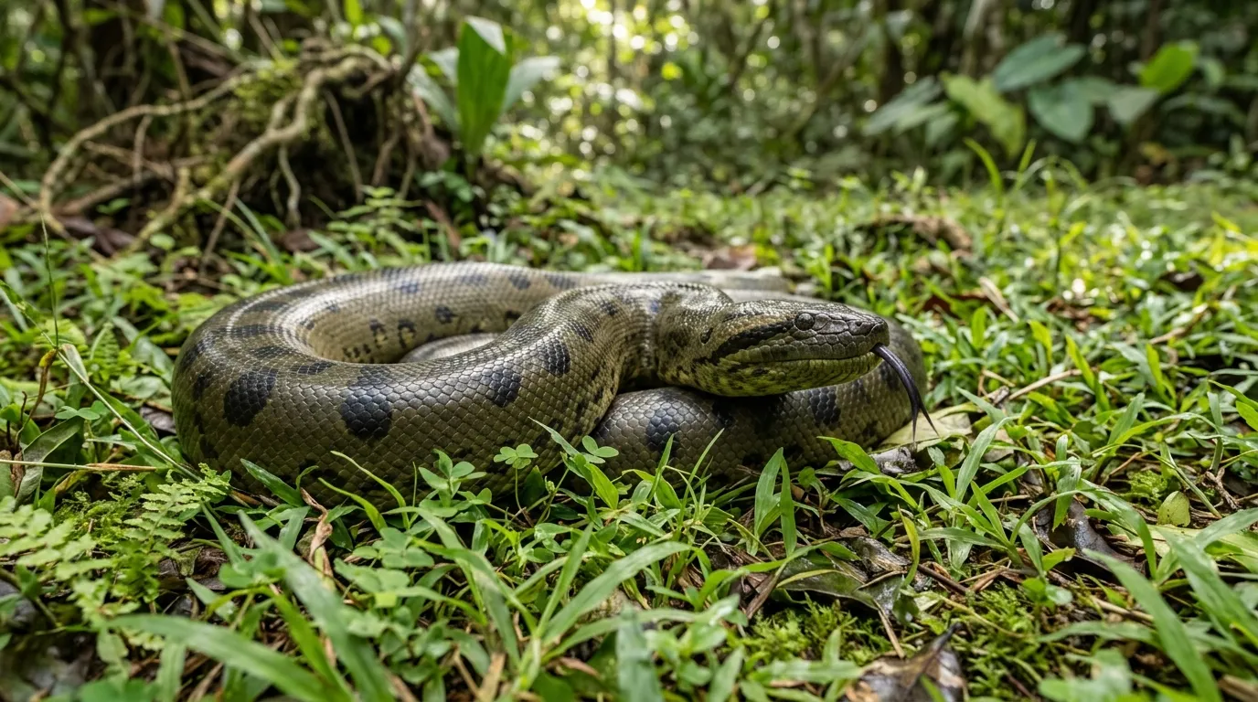 do anacondas eat people