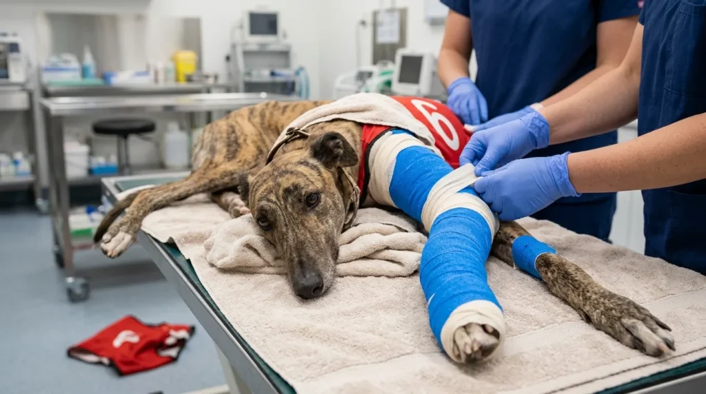Greyhounds Suffer Catastrophic Injuries While Racing