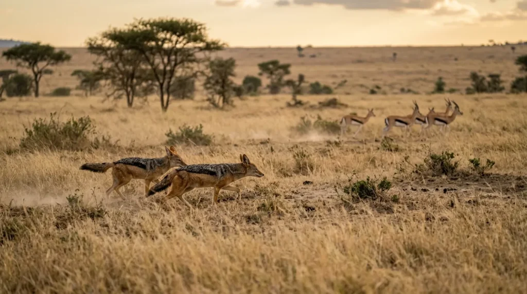 Opportunistic Omnivores While Hunting