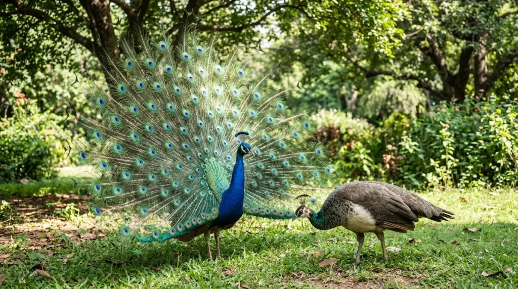 Peafowl_vs._Peacock