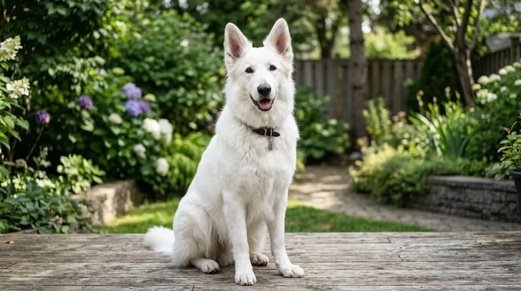 White German Shepherd Training