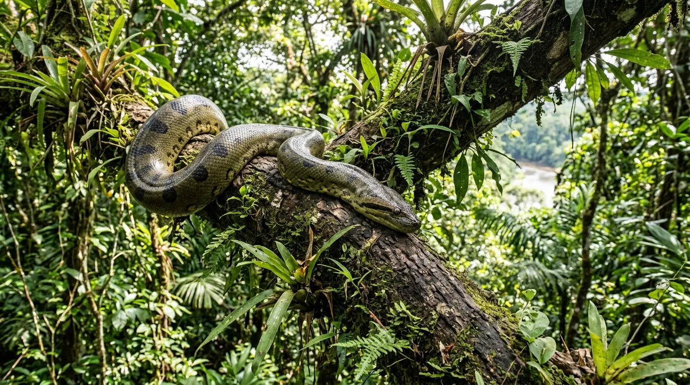 where are anacondas found