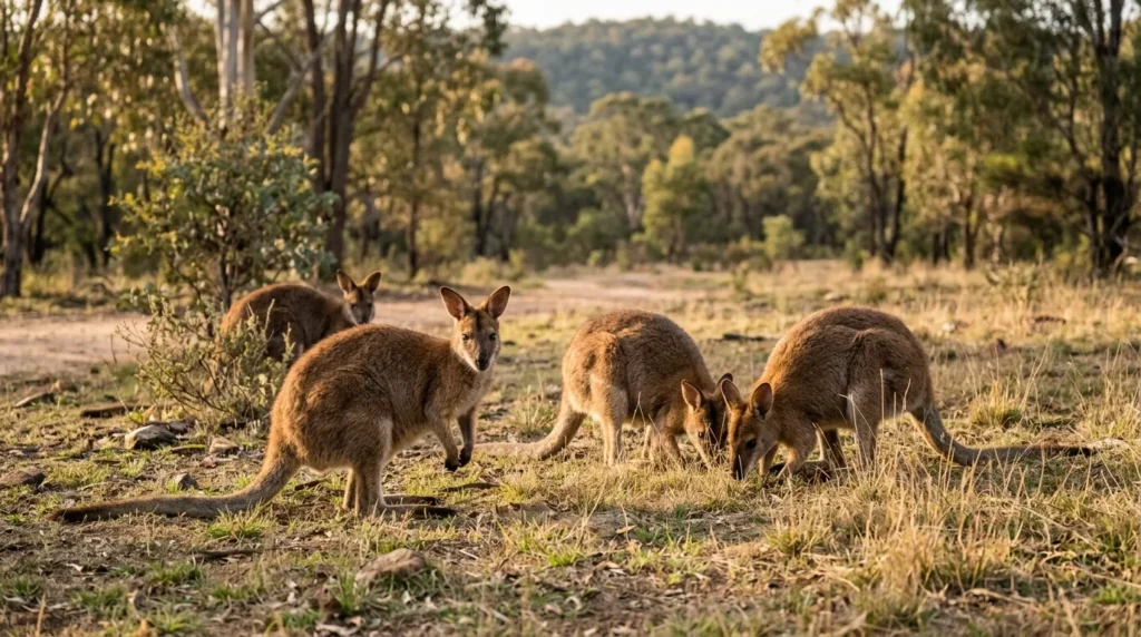 Population Range of Wallabies