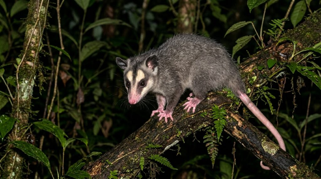 Brown Four-eyed Opossum