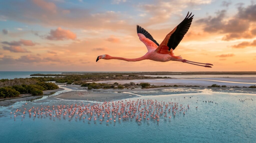 Flamingo_is_flying