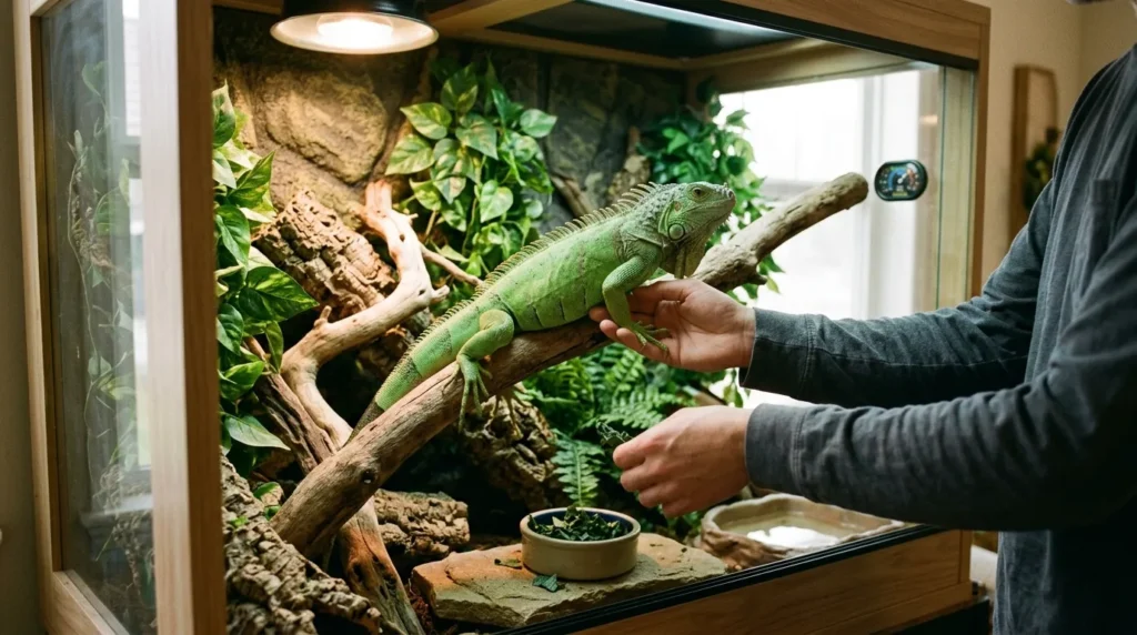 Iguanas Captivity as Pet