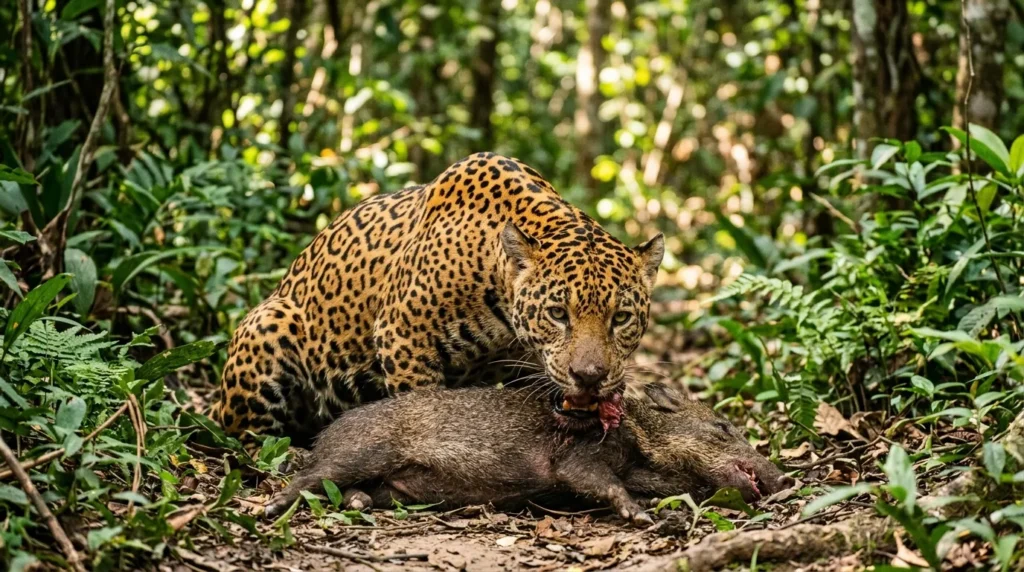 Jaguars Hunting Technique and Diet