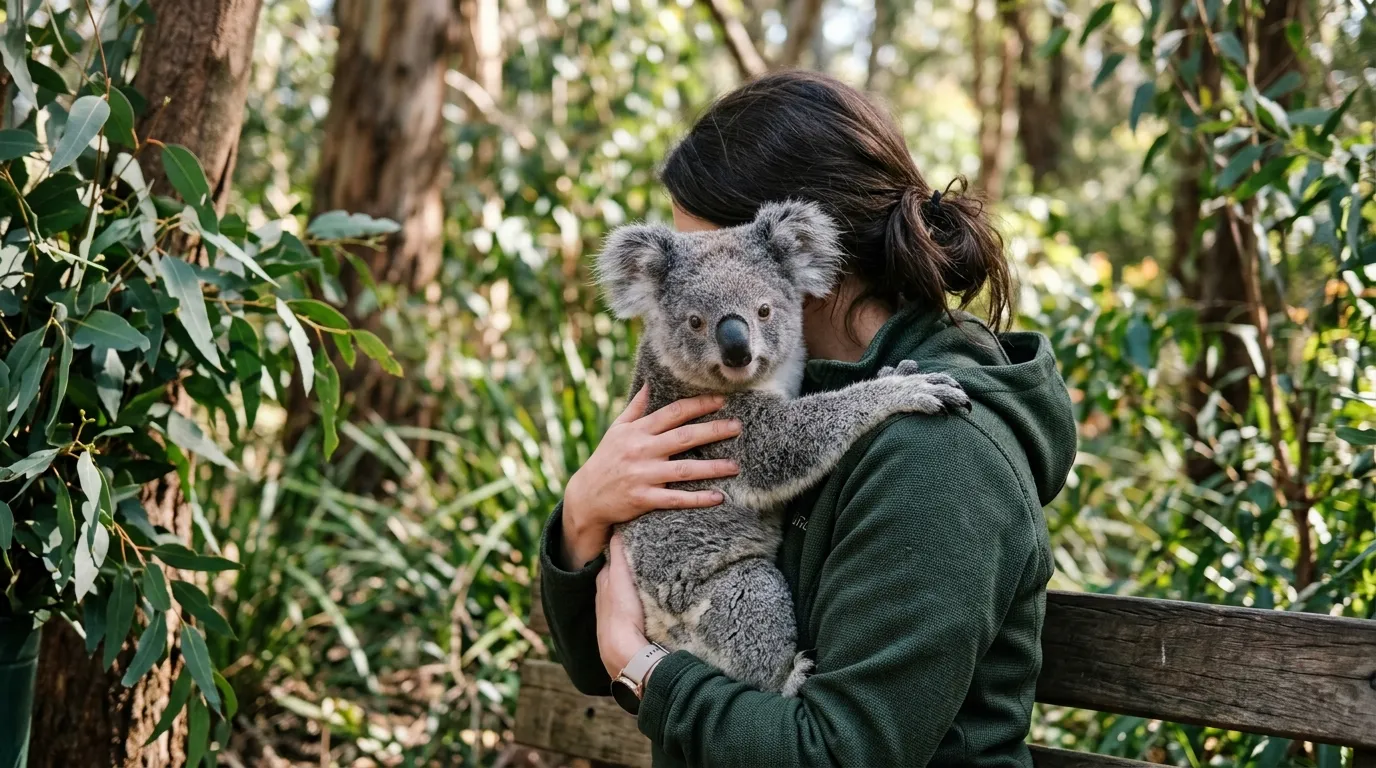 Koala_with_human