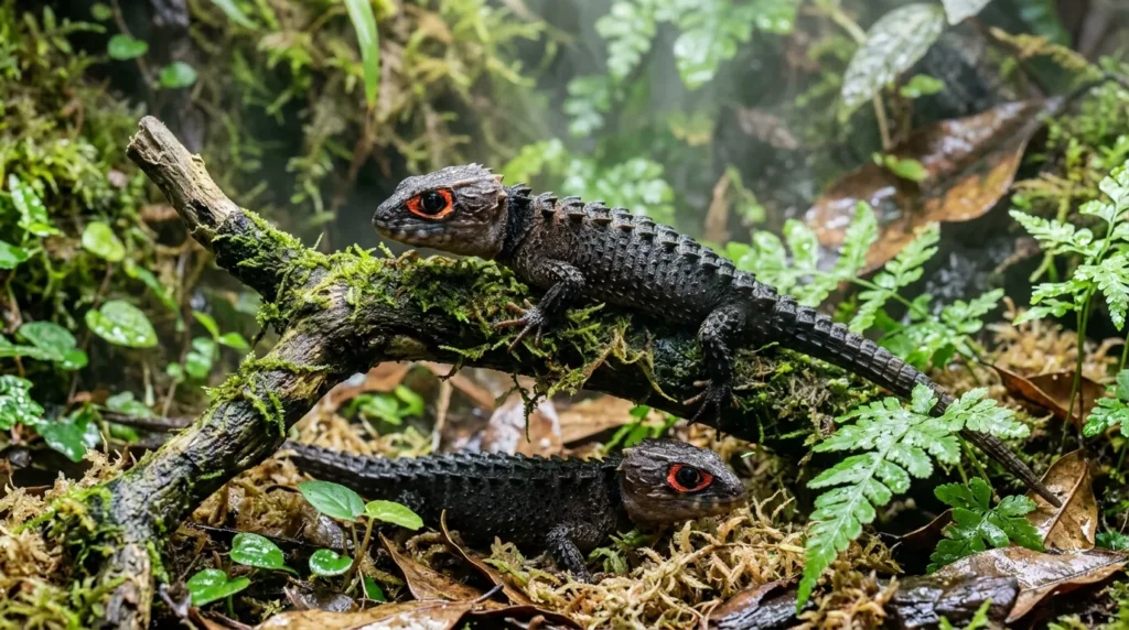 Red-eyed Crocodile Skinks