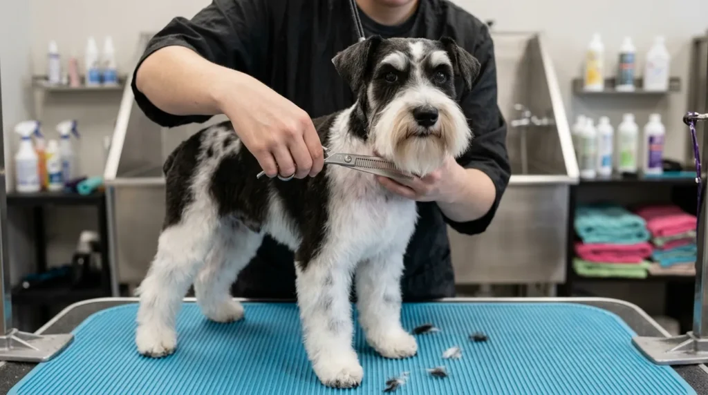 Parti Schnauzer Health and Care