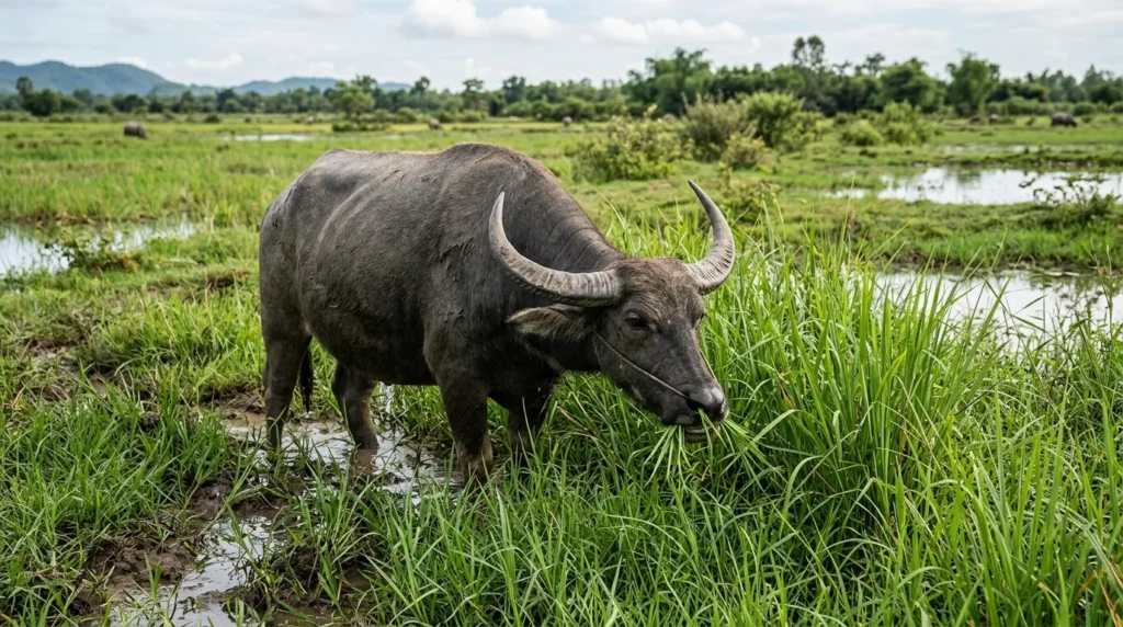 What Do Water Buffalo Eat?  