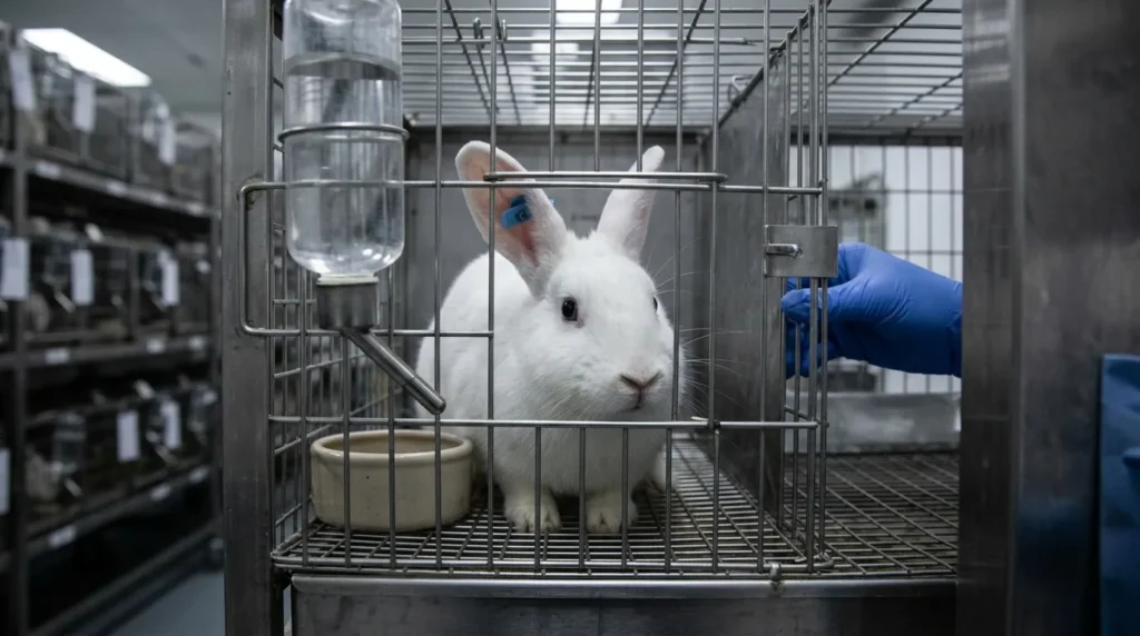 Rabbits Exploited for Research Purposes