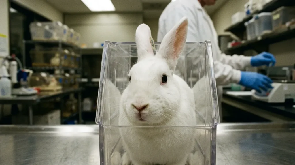 Rabbits Used for Cosmetics Animal Testing