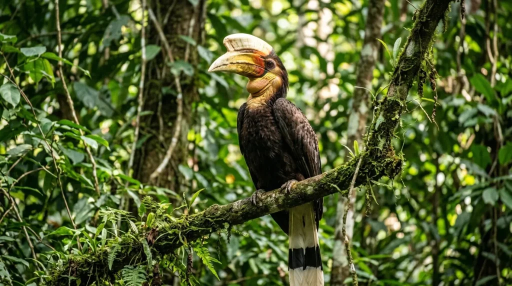 Helmeted Hornbill