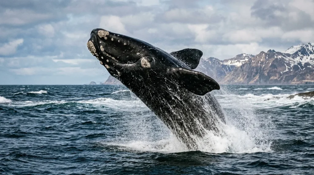 North Pacific Right Whale