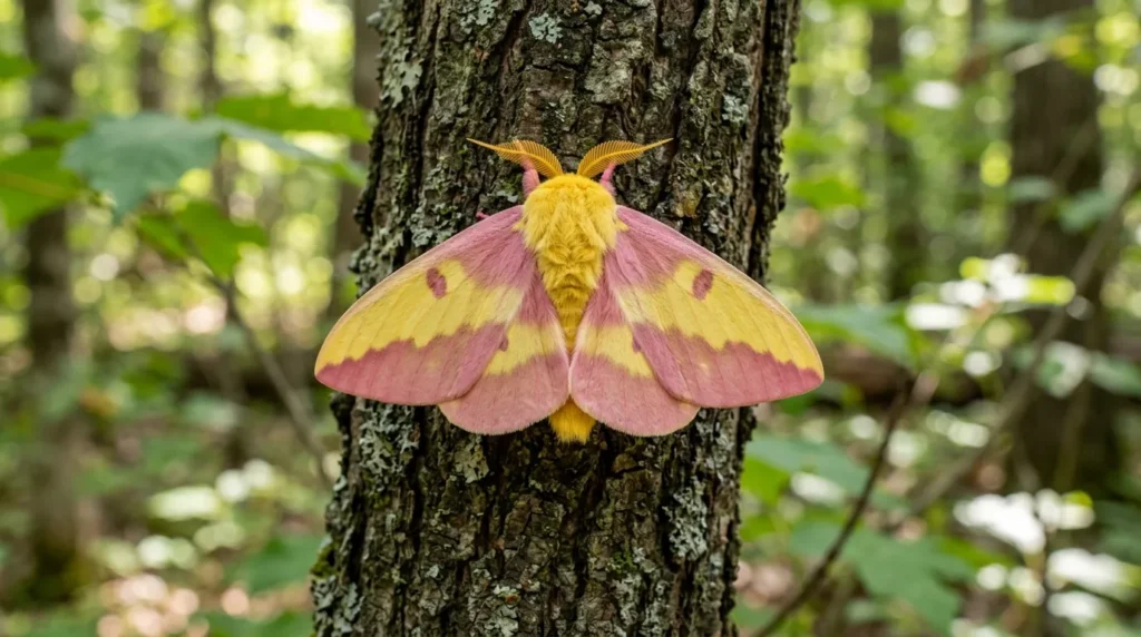 Rosy Maple Moth