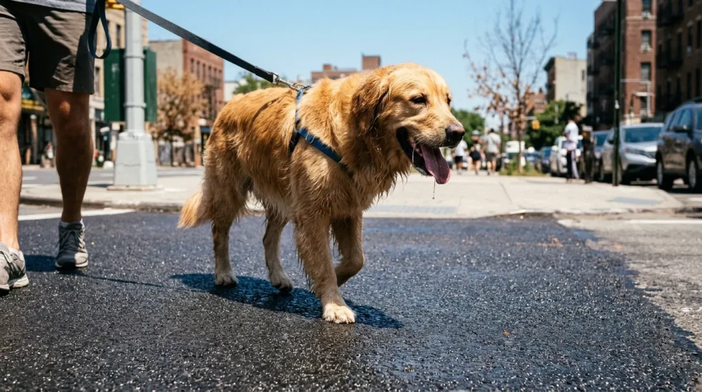 Avoid Taking Dogs for Walks in Hot Weather