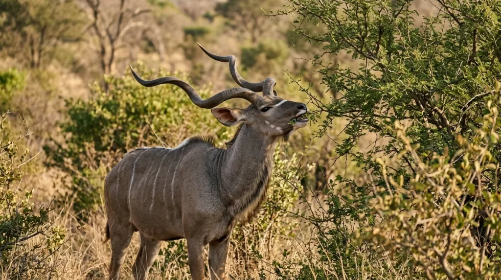 kudu_is_eating