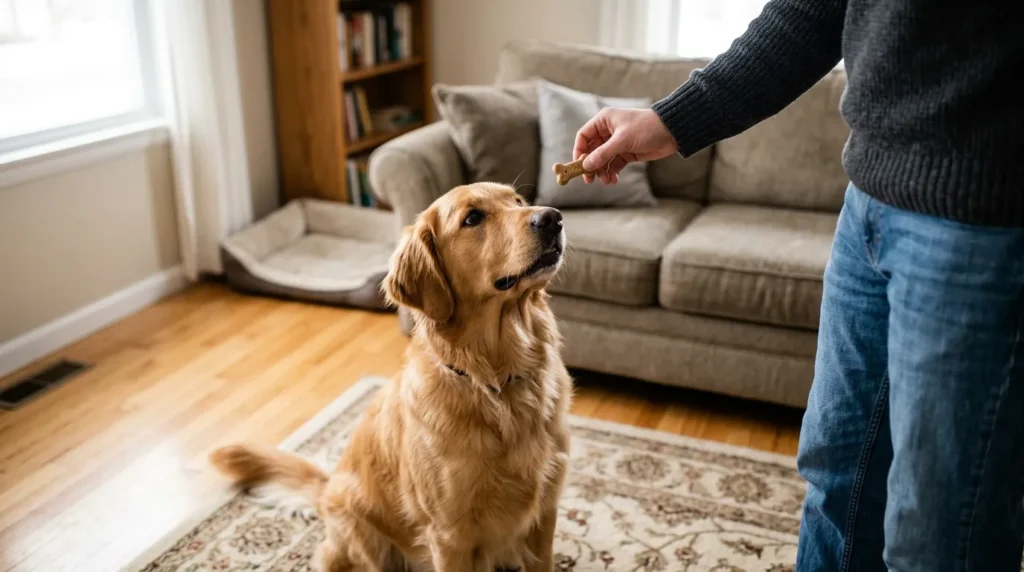 Right Time to Give Your Dog Treats