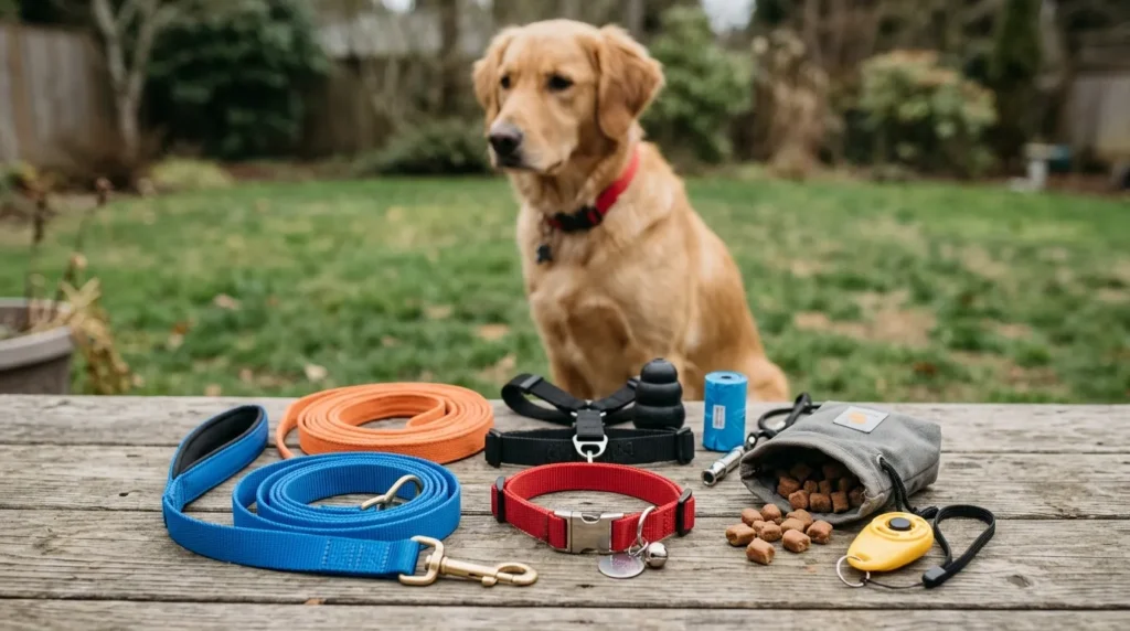 Supplies for Leash Training 
