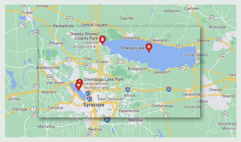 most polluted lakes in a single map