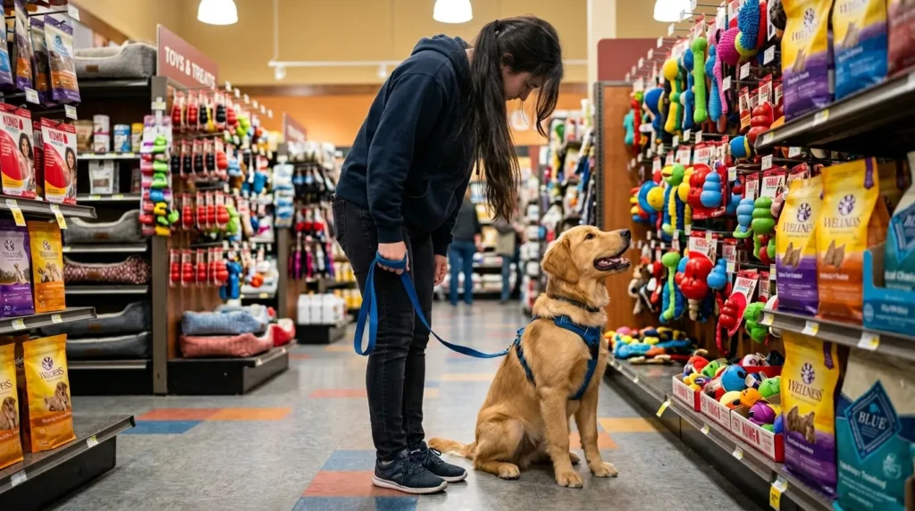Should You Take Your Dog Along When You Visit a Store?