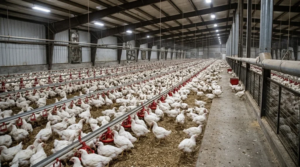 How Chickens Are Raised in Factory Farms?