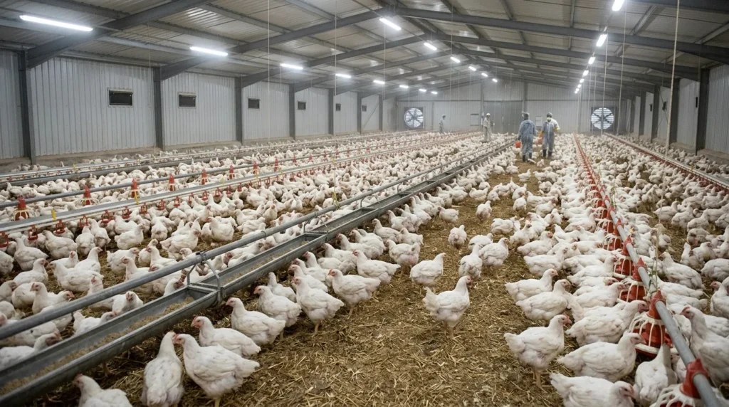 Lifespan of Factory Farmed Chickens