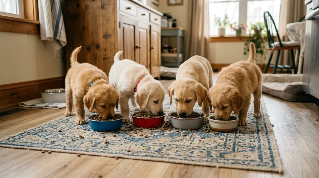 Puppies_eating_pet_