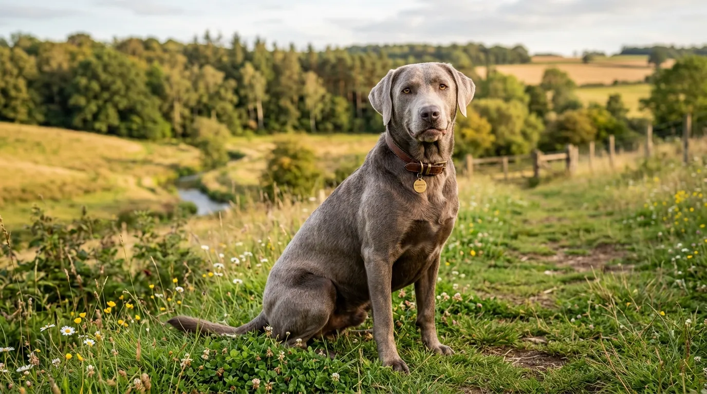 Silver Labrador Dog